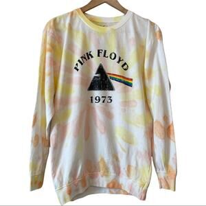 Pink Floyd Tie Dye Graphic Sweatshirt Small